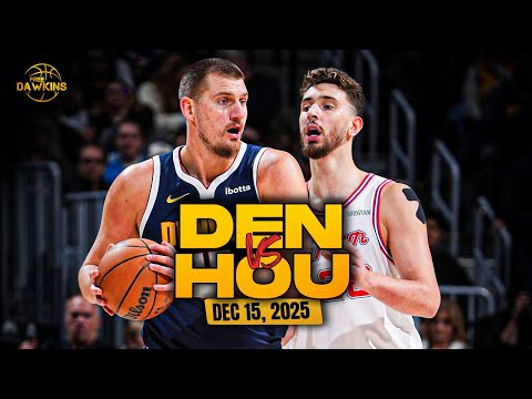 Houston Rockets vs Denver Nuggets Full Game Highlights | Dec 15, 2025 | FreeDawkins
