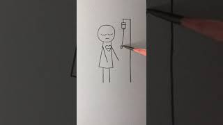 Eazy Way to Draw Picture of Sick Man