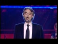 Andrea Bocelli - Voglio Vivere Cosi (Live Skavlan 2010).avi