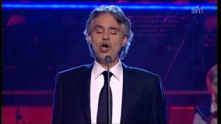 Andrea Bocelli - Voglio Vivere Cosi (Live Skavlan 2010).avi