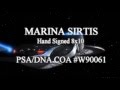 MARINA SIRTIS Hand Signed 8x10 STAR TREK PSA DNA UACC RD 289