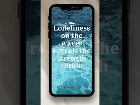 Thumbnail for LONELINESS ON THE WAVES #cruiseexperiences