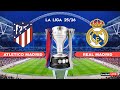 Atletico Madrid Vs Real Madrid La Liga 2025 26 Full Match All Goals Simulation PES
