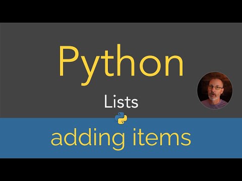 Python Lists Adding Items 1929