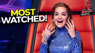 The Most FAMOUS 4 Chair Turn Auditions on The Voice | Top 67