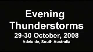 preview picture of video 'Evening Thunderstorm- October 29-30, 2008'