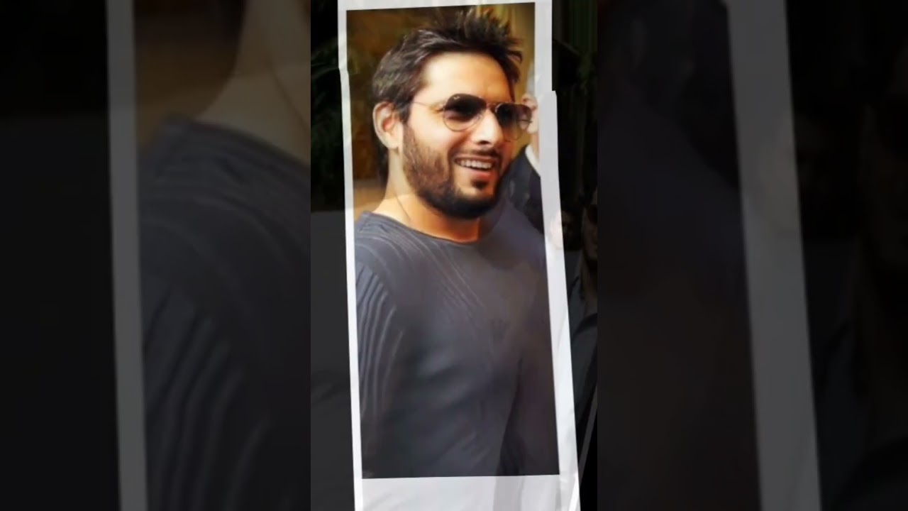Shahid Afridi most handsome and fit than son in law Shaheen