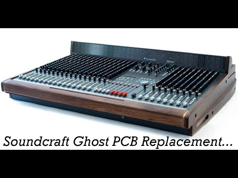 Soundcraft Ghost PCB Removal and Installation