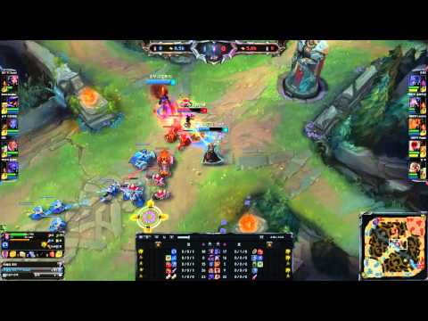 SKT T1 Scout Leblanc vs Kassadin Mid   Highlights Feb 23, 2015