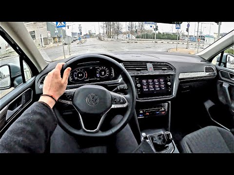 2022 Volkswagen Tiguan Allspace 1.5l 150HP | POV Test Drive | Wow a lot of space inside!