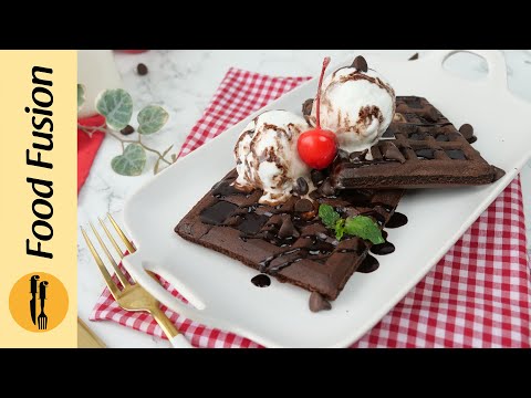 Chocolate Waffles Recipe by Food Fusion