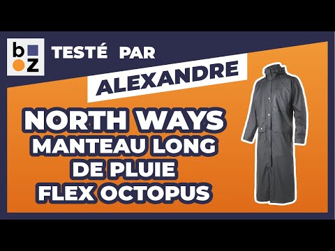 Manteau long de pluie Flex unisexe Octopus NORTH WAYS