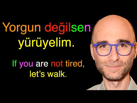 Turkish Grammar: Negative form of the Conditional Mood of the Nominals in Turkish