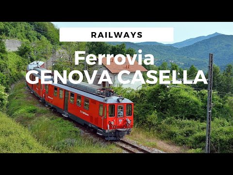 Historic Scenic Railway Genoa to Casella Italy Complete Ride HD