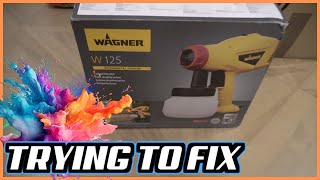 'Rock Solid Painted' Paint Gun - Wagner W125 - Trying to FIX