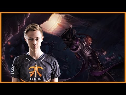 Fnatic Rekkles Lucian in Korean Master division