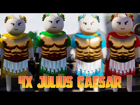Battle of Desert Arena: 4X Julius Caesar!! - SHIELDWALL