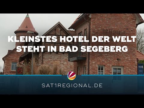 Weniger als 18 Quadratmeter: Kleinstes Hotel der Welt steht in Bad Segeberg