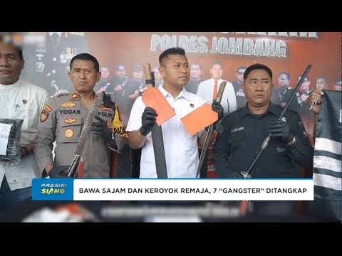 POLRES JOMBANG UNGKAP KASUS SAJAM TANPA IJIN DAN KASUS PENGROYOKAN