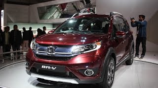 Honda BRV (BR-V) showcased at 2016 Delhi Auto Expo, Walkaround Video
