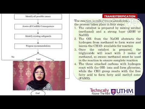 hazard operability study (hazop) in biodiesel processing plant (group 4)