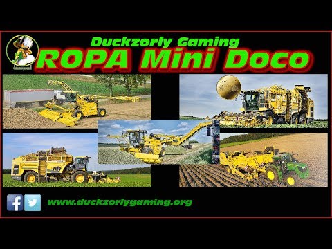 Mini Documentary on ROPA Beet Harvesters and discusson of Farming Simulator 17 ROPA DLC for FS17