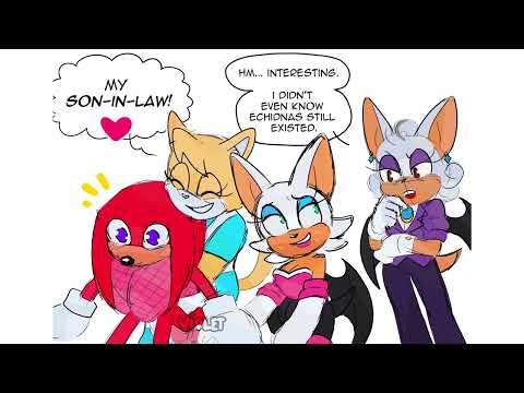 Knuckles Meets Rouge's PARENTS?! (Sonic Comic Dub)