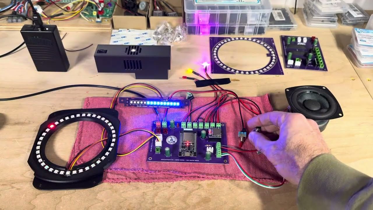 Ghostbusters essential proton pack electronics kit by Right Coast Props