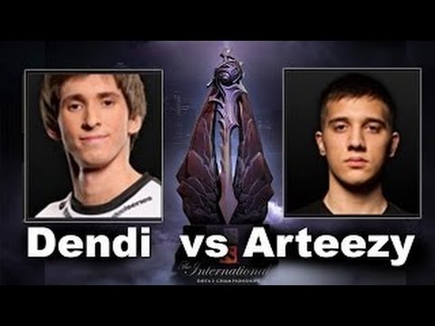 Dota 2 Miracle Dendi vs Arteezy 1v1 Solo The International 4 Dota 2 6.87 MMR