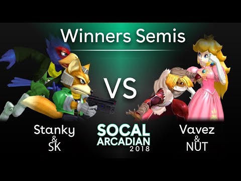 SoCal Arcadian 2018 - Vavez / NUT (Red) VS Stanky / SK (Green) - SSBM Winners Semis