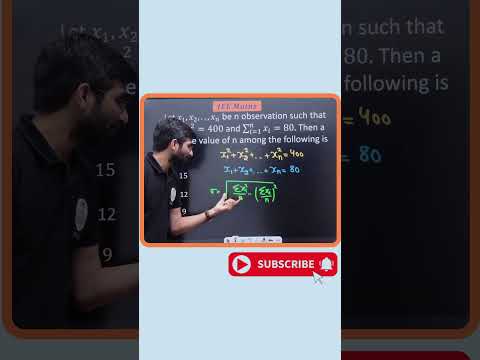 Important jee mains pyq on Statistics #jeemains #pyq #maths #jee