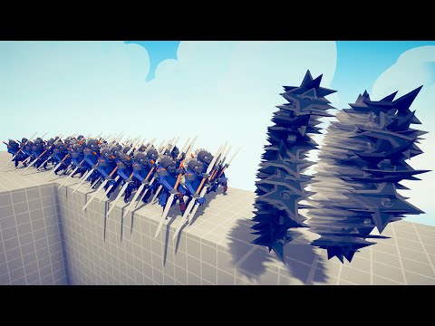 100x DINO BLADEMASTER vs GODS - Totally Accurate Battle Simulator TABS