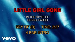 Donna Fargo - Little Girl Gone (Karaoke)