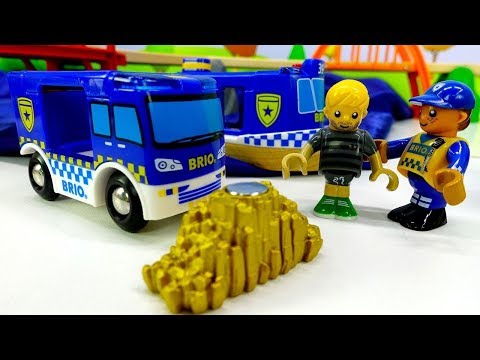 Spielzeug aus Holz - Brio Toys - Tolle Züge - Oje, unser Gold wurde geklaut