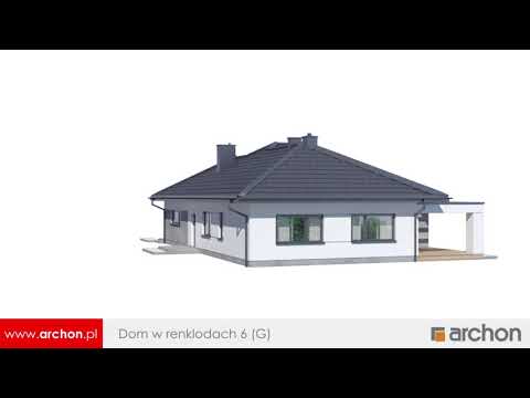 Dom w renklodach 6 (G) - Nowoczesna parterówka I ARCHON+ Projekty Domów