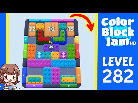 Color Block Jam Level 282 Solution Walkthrough