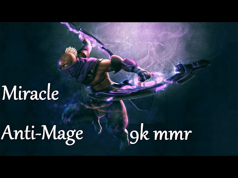 Miracle pro Anti-Mage 9000 mmr | basher | carry | Highlights — Dota 2