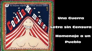 Cecilia - Una guerra - Nuevo disco 2012 - Letra Original sin Censura - 3D & HD