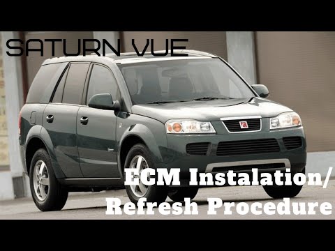 Saturn Vue Ecm installation and reflash procedure