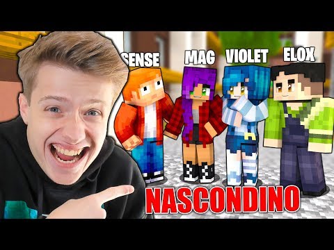 MI NASCONDO DA VIOLET, MAG, SENSE ED ELOX!! - Minecraft Divertente