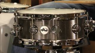 Video thumbnail for DW Collectors Snare Drum, 3mm Steel, Knurled Black Nickel Finish 5.5x14 by The Drum Shop - Portland, Maine