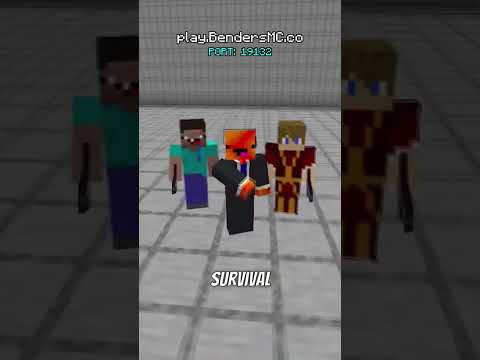 BendersMC - NOOB VS PRO FIRE BENDING! #minecraft