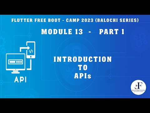 Module 13 - Part 1: Introduction to APIs | Flutter Free Boot-Camp 2023 Series