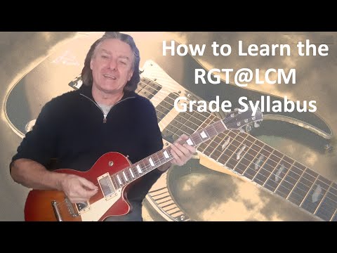 How to Learn the RGT@LCM Grade Syllabus