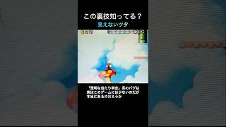 【DS Newマリオ 裏技】見えないツタ  #shorts  #Newマリ  #Newスーパーマリオブラザーズ  #バグ