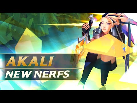 AKALI NEW NERFS 2021 Gameplay Spotlight Guide - League of Legends