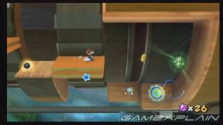 Super Mario Galaxy 2 Walkthrough:  Sky Station Green Stars