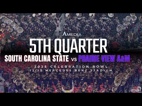 5th Quarter - SCSU vs PVAMU  | 2025 Celebration Bowl | 4K 2160p 🔥🎥🎬‼️