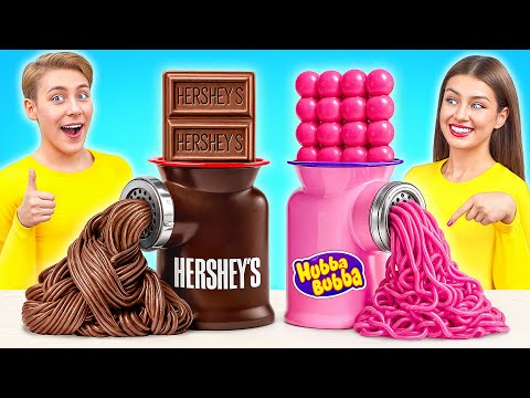 Bubble Gum vs Chocolate Food Challenge | Awesome Kitchen Tricks by Multi DO Challenge