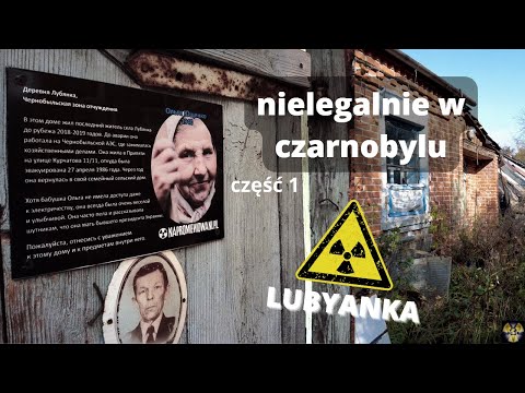 Czarnobylska strefa wykluczenia| Łubianka| Granica Strefy| Tabliczka informacyjna Napromieniowani.pl